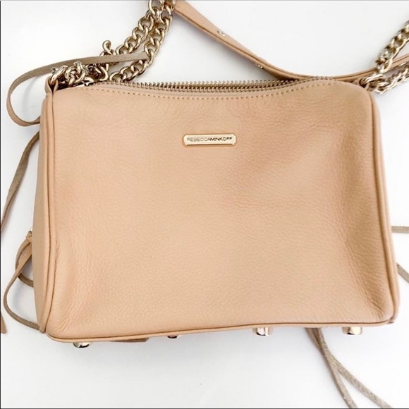 Rebecca Minkoff 5-Zip Pebble Leather Bag - Picture 1 of 16